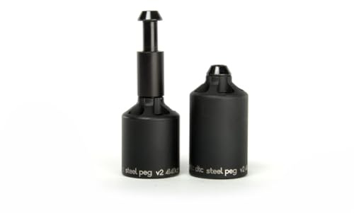 Ethic DTC Stahl Stunt Scooter Peg Set (Schwarz)