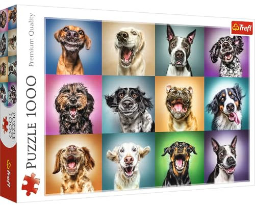 Puzzles - 1000 - Lustige Hunde Porträts