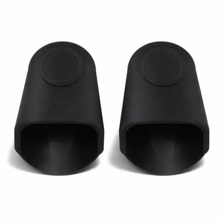 Dilwe - Tappo per bocchino per sassofono, 2 pezzi, colore: Nero