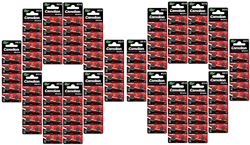 CAMELION - Box mit 20 Packungen mit je 10 Batterien AG10 LR1130 LR1131 - entspricht 200 Batterien
