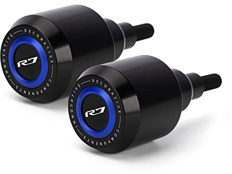 Mokiton Motorcycle Frame Sliders Crash Bar Protector Compatible with YAMAHA YZF R7 2022 2023 2024 | Engine Fairing Guard Shield Falling Protection YZF-R7 YZFR7 Accessories (blue)