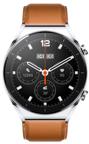 Xiaomi Watch S1 DE Smartwatch Made of Stainless Steel and Sapphire Glass (1.43 Inch AMOLED HD; 117 Training Modes; Monitoring of SpO2, NFC; GPS, 5ATM, up to 12 Days Battery S1 GL Silver (Refurbished)
