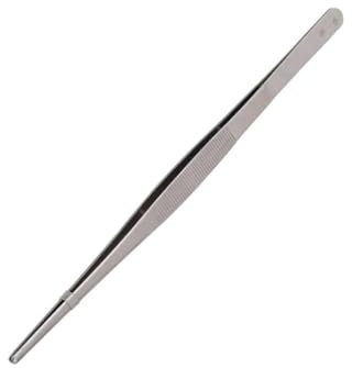 PRETYZOOM 3pcs Grill Tongs Food Clips Stainless Steel Steak Tweezers Practical Food Clip Versatile Kitchen Gadget