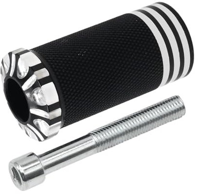 Saihisday Black Aluminum Motorcycle Shifter Peg Gear Shift Lever Replacement for Harley Davidson Touring Softail Dyna Sportster Street Glide Road 1Pcs