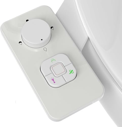 DaoGeSir Bidet Toilette WC, Portable Pulvérisateur Bidet Non Électrique avec Buses Rétractables Fixation De Bidet Ultra Mince Lave Fesse Et Hygiène Intime Femme Bidet Hygiènique