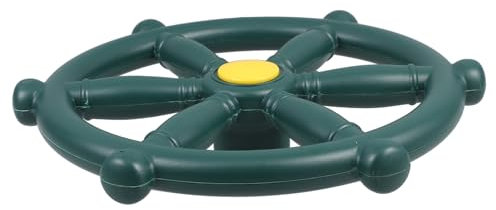 Vaguelly Outdoor Swing Steering Wheel Toy Pirate Ship Steering Wheel for Boys and Girls for