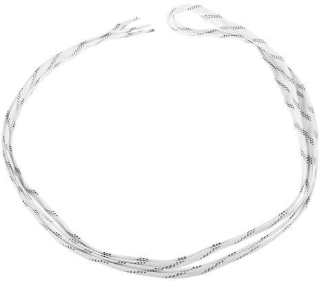 HANABASS 1 Paar Eishockey Schnürsenkel Hockeyschnürsenkel Gewachst Schlittschuhschnürsenkel, Eiskunstlaufschuhe Hockey-Skates Spitze Dicke Schnürsenkel Wachs-Hockey-schnürsenkel Polyester