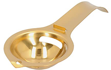 GRCFUMO EGG YOLK WHITE Séparateur, blanc d'oeuf et séparateur de jaune, diviseur d'oeufs en acier inoxydable, passoire à œufs avec des poignées plus longues pour la cuisine