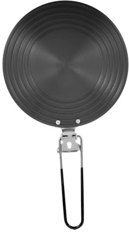 Mipcase Diffuseur De Chaleur Pliable ø 24 Cm En Aluminium Pour Cuisinière à Gaz Et Induction, Adaptateur Plaque Conductrice Compatible Multi-feux, Cuisson Maison