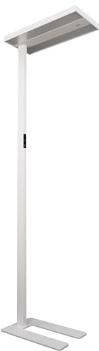 Lampada da ufficio a LED bianca con sensore e funzione dimmer touch – 8700 lm, 4000 K bianco neutro, sensore PIR & luce diurna, UGR<19, Ra>80 – Luce intelligente per ufficio per lavori ergonomici