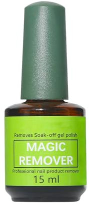 Misaakoeq Soluzione Rimuovente per Smalto Gel,Solvente per Unghie con Smalto Gel | Strumento di Dissoluzione Delicato da 15ml per Manicure e Decorazione per Viaggio Salone Bellezza Casa Interno