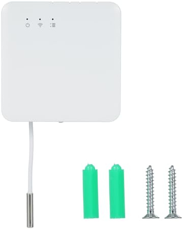 Telituny Thermostat de radiateur intelligent 16 A, régulateur de température avec six modes de chauffage, 90-250 V, contrôle du chauffage électrique, prise en charge de la
