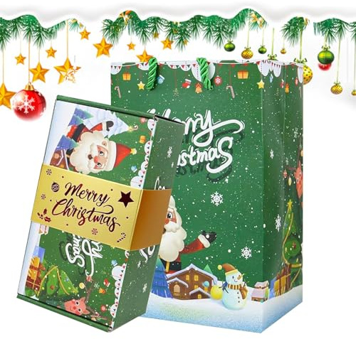 Boîte cadeau surprise explosion, boîte cadeau pour argent, boîte cadeau pliable et rebondissante, pour Noël, anniversaire, Saint-Valentin, surprise (vert)