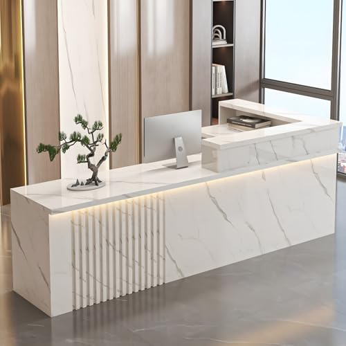 Receptionsskrivbord, reception för köpcentra, kontor, restauranger och detaljhandel.