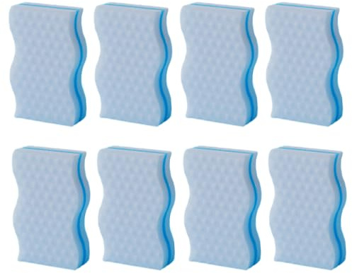 8 spugne potenti per la pulizia, accessori per la pulizia della barca, gomma per piscina, cucina, bagno, giardino