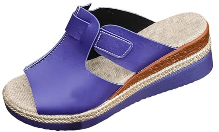 Generisch Sandales Femme Été Talon Sandales De Trekking Pieds Nus Avec Sangle Réglable Sport Femme Sandale De Randonnée D'été Marche Légères À Bout Ouvert Chaussures Trekking En Plein Taille