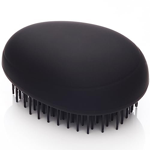 Kent Pebble Travel Hairbrush, Matt Black