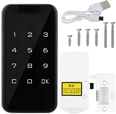 Elektronisches Schrankschloss Elektronische Passwortsperre Sauna Smart Cabinet Drawer Cabinet Door Lock Touch Keypad für inländisches Schubladen Schränke