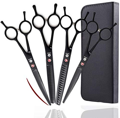 Dream Reach Dog Grooming Scissors Kit for Trimming Dogs & Cats, 7 in