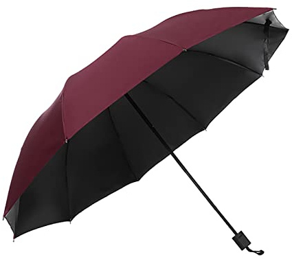 Fengshengli Golfschirm, 58 Zoll großer übergroßer Regenschirm, 3-fach UV-Schutz, Kuppelschirm, Golfschirm, winddicht und regendicht