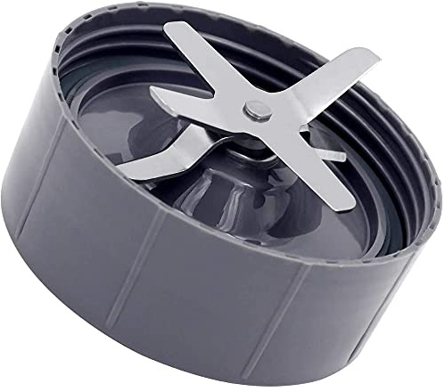 MMOBIEL Ersatz-Baugruppe für Emulgator-Entsafter-Kreuzklingen für NutriBullet, 600/900 W, grau, inkl. Klingenscheibe