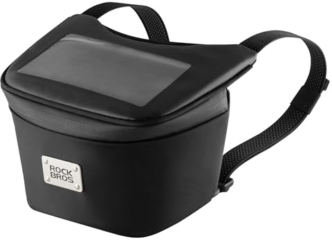 ROCKBROS Motorradtasche 2L Wasserdicht Touchscreen für 6.5 Zoll Handy | Motorad Lenkertasche mit Regenschutz, Werkzeugtasche Aufbewahrungstasche