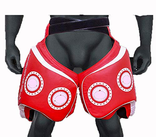 KhUKhu Sport Schutz Kickboxen, Kickboxen Oberschenkelpolster Heavy Hitter Boxen Körperschutz Training Kick Muay Thai Beinschutz UFC