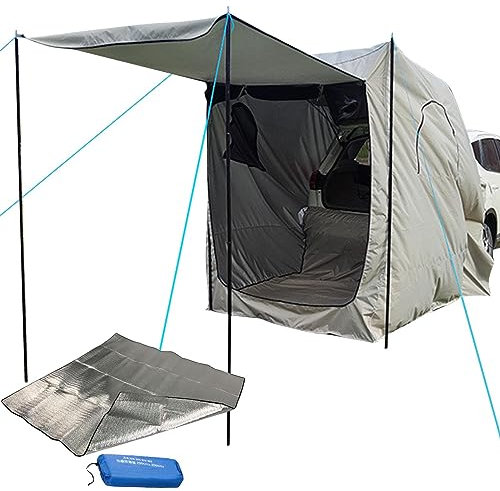 SUV-Zelt, Autozelte Für Camping-SUV, SUV-Zelte Für Camping, SUV-Kofferraumzelt, Oxford-Campingzelt, Heckklappe, Auto-SUV-Kofferraumzelt, Großes Fassungsvermögen, Multifunktional, Mit Bodenmatte