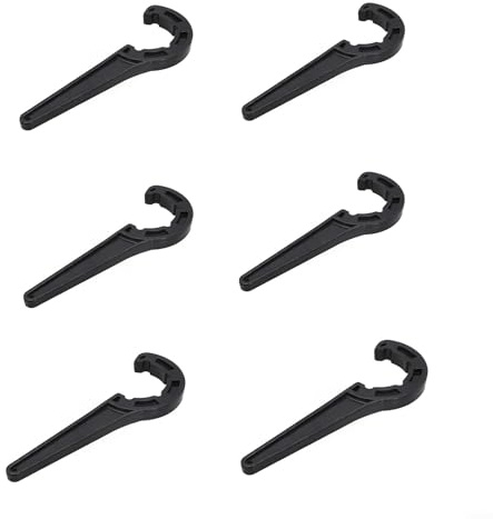Gbtdoface PE-Rohrverschraubung, Rohrzange, verstellbarer Schraubenschlüssel, PE-Rohr-Schnellverbindung, PVC, PE-Rohrventil, Kontermutterschlüssel (20 + 25 + 32 + 40 + 50 + 63 mm)