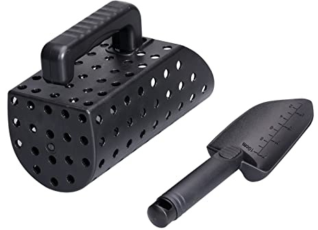 Pelle à Trésor et Truelle, Construction Robuste en Plastique ABS, Prise en Main Confortable, Pelle et Pelle à Sable, capacité de 1/2 Gallons pour Le Jardin
