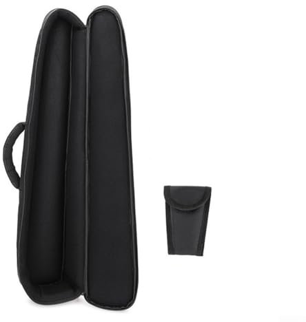 Tragbarer Klarinettenkoffer, bequemes Oxford-Gewebe, zwei-Wege-Schutz, Anti-Verschleiß-Pad, schwarz