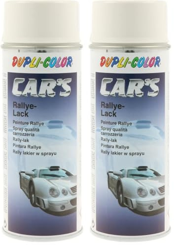 DUPLI-COLOR 385896 CAR´S weiß glänzend 400 ml (Packung mit 2)