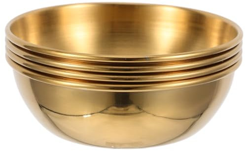 LIGIGWASH 4pezzi Ciotole Dipping Acciaio Inossidabile Per Salse e Condimenti Elegante Di Ciotoline Per Salsa Per Uso Domestico e Ristoranti