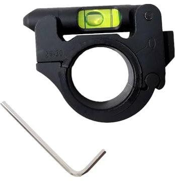 ProWildGear Livello ottico a bolle per anelli per fucile da 25,4 / 30 mm (BK)