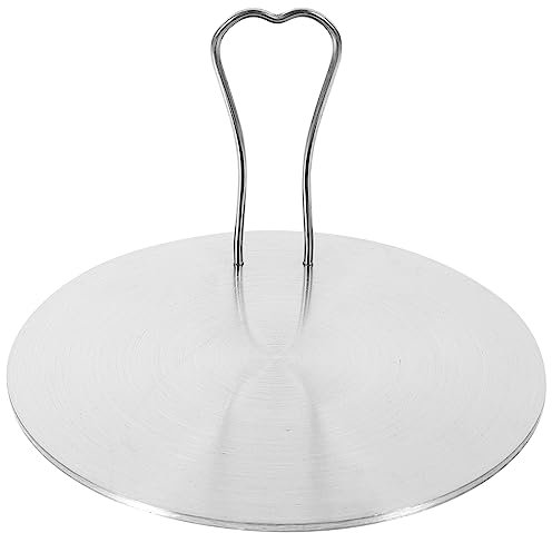 Plaque de Cuisson à Induction en Acier Inoxydable Argenté