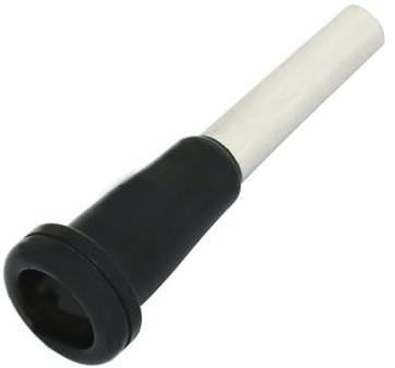 POENVFPO Embout de Trompette 7C, Construction en Métal et ABS, Niveau Intermédiaire, Plusieurs Couleurs, pour Trompettistes BB (BLACK)