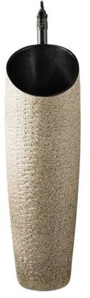 Indipendente Lavandino con piedistallo indipendente rubinetto e kit di scarico, unità lavabo da appoggio for interni ed esterni Moderno