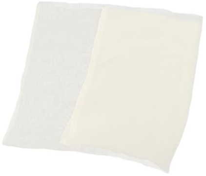 Amosfun Étamine la Cuisine en Coton 50X50 CM pour Filtrage de Lait Végétal et Égouttage de Fromage Réutilisable