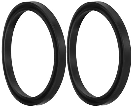 GARIOUANS Lot de 2 Joints en Silicone Étanches pour Tube en Verre de Chauffage de Terrasse Pyramidal 10 Cm, Pièces de Rechange Résistantes Haute Température pour Chauffage Extérieur