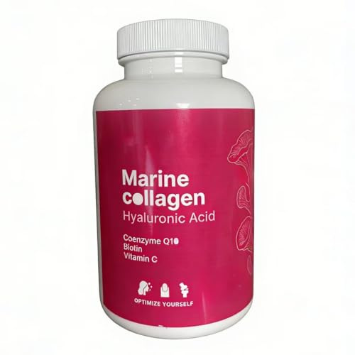Collagène marin hydrolysé avec biotine et vitamine C – pour le soutien des cheveux, de la peau et des ongles, sans OGM