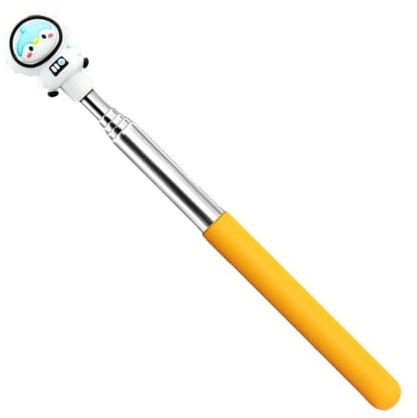 Bastone puntatore a mano, allungabile, per scuola, insegnanti, materiale scolastico, antiscivolo, per presentazioni all'asilo, apprendimento interattivo