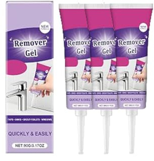 Gel Removedor De moho,Potente Gel De Limpieza,No Daña La Superficie,Adecuado Para Lavamanos Y Baños,90G*3PC
