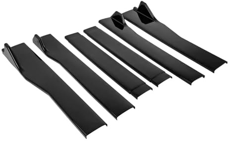 Auto-Seitenschweller Für F10/F11 520i F32 F30 F80 E92 Für X5 E70 2,2M Schwarz Universal Auto Seitenschwellerverlängerungen Seitenschweller Stoßstangensplitter