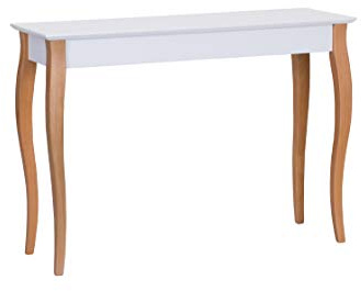 RAGABA LILLO Konsolentisch Wandtisch Telefontisch - FSC® Holz - Cabriole Beine - 105 cm Breit x 35 cm Tief x 75 cm Höhe