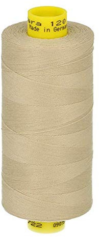 Gütermann Garn Mara 120 Allesnäher Nähgarn Polyester 1000m Nähmaschinengarn UV Beständig Sand