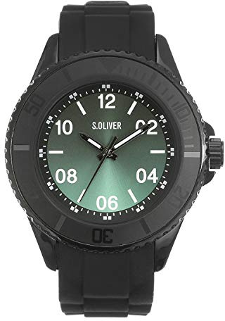 s.Oliver Damen Analog Quarz Uhr