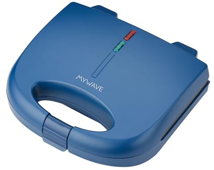 My Wave - Sandwich - Potenza 750 W - Per tutti i tipi di alimenti - Apertura a 90° - Griglia elettrica con piastre antiaderenti - Dimensioni: 22,5 x 14 cm