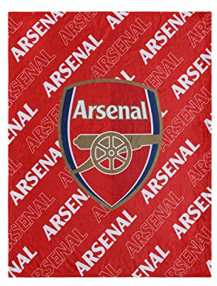 Arsenal FC EPL Supreme Slumber Plush Throw
