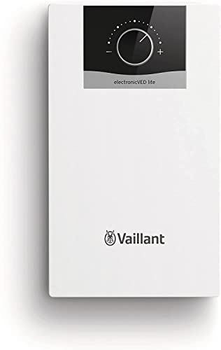 Vaillant electronicVED lite 11-13/1 L U - kompakter Durchlauferhitzer zur Untertischmontage - stufenlos einstellbar - druckfest & platzsparend - 11 oder 13,5 kW, 400 V