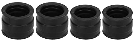 4 Pezzi Cuffia Collettore Aspirazione Carburatore, Adattatore Collettore Aspirazione Carb Gomma Da 35mm A 37mm Sostituzione Per CB650 RC03 1979-1982